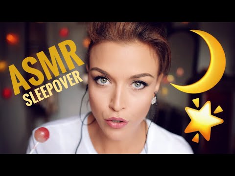 ASMR Gina Carla 🌙⭐️ Pyjama Party!! Let's have a Sleepover! Personal Attention!