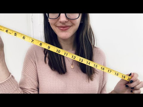 ASMR Measuring Your Face l Personal Attention, Writing Sounds