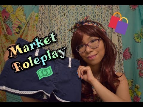 ASMR ROLEPLAY: Friendly Market Trader helps you choose an outfit 🛍️👚| Layered Sounds + Soft Speaking