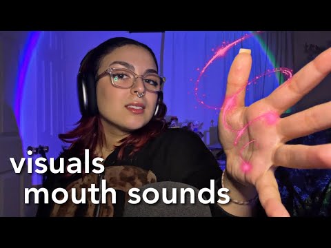 ASMR | fast & aggressive visuals with mouth sounds