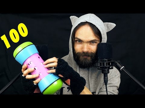 ASMR 100 TRIGGERS IN 6 MINUTES