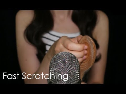 ASMR Fast and Aggressive Scratching on Wooden Spoon (No Talking)