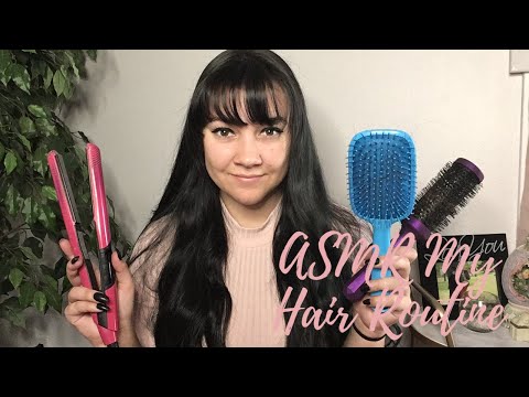 [ASMR] My Hair Routine