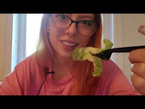 LOFi ASMR - Eating Mac n Cheese, Ribs & Salad