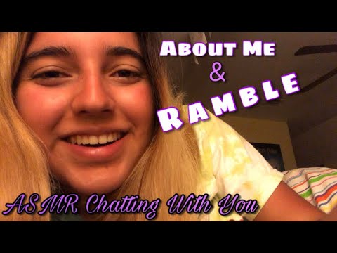 ASMR Chatting With You|Ramble/About Me|Soft Spoken|Lo-Fi|Sleepy 😴