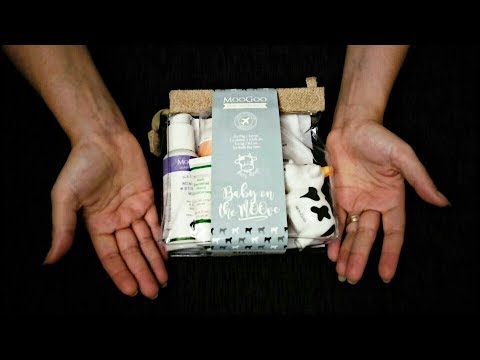 ASMR Baby Shower Gift Sales Role Play (MooGoo Baby Products)
