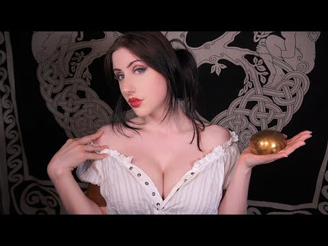 ASMR | Viking Queen fixes you after battle | Roleplay, Visual ASMR , Guided Meditation | Leyna inu