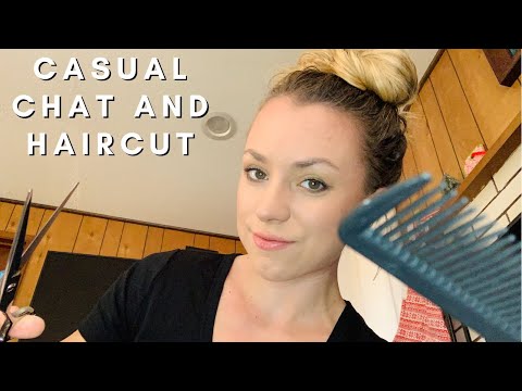ASMR HAIRCUT SOFT SPOKEN | Combing And Cutting Hair ASMR | Relaxing Haircut ASMR | Cutting Hair ASMR