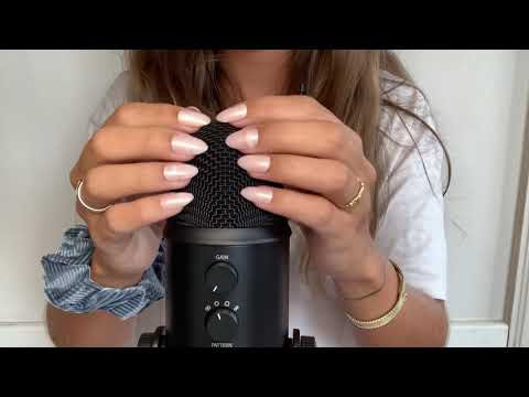 ASMR MICROPHONE SCRATCHING GENTLE SCRATCHING WHISPERED