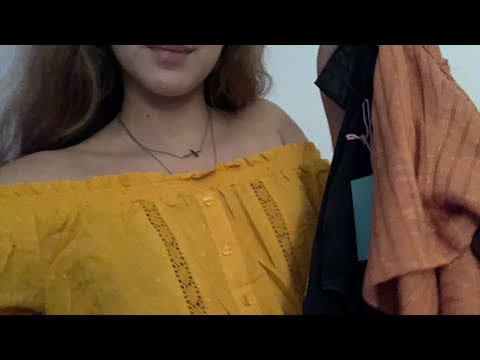 ASMR | forever 21 clothing haul | lots of crinkles and tapping :)