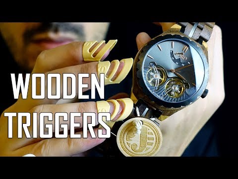 ASMR Wooden Triggers Tapping