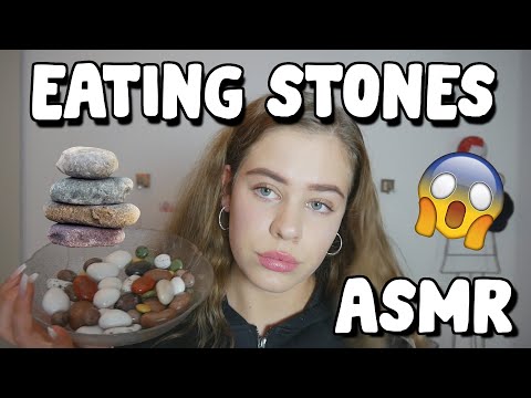 ASMR EATING STONES (Edible)ㅣMukbang, Eating Sounds