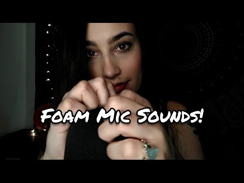 ASMR Fast & Aggressive Scratching on Foam Mic Cover, Focus Triggers, Hand Sounds
