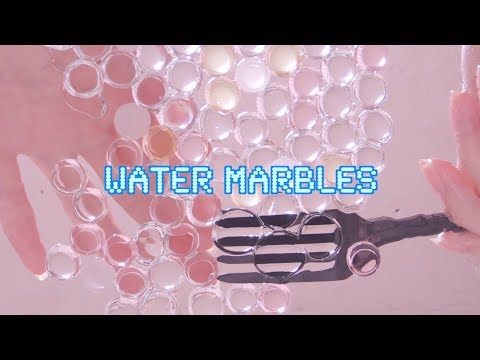 ASMR on Your Screen | Destroying Water Marbles / No Talking