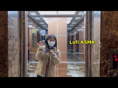 ASMR Lofi Public Triggers Nearby Hotel⛲️ 💻 ( Lobby , Garden ) / Tapping , Scratching , Tracing