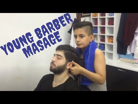 ASMR AMAZING TURKISH BARBER- Back,face,arm massage