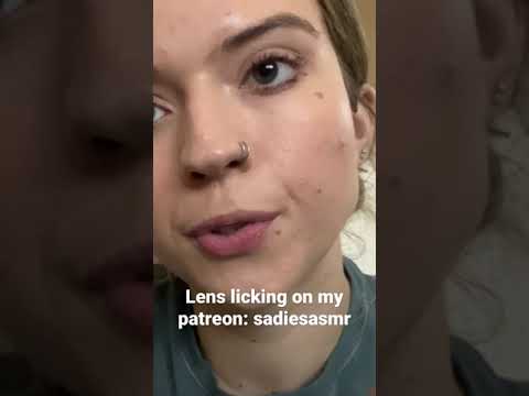 New lens licking video up!