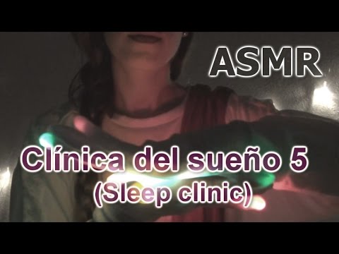 ASMR español Clínica del sueño 5 / sleep clinic/Relajación guiada/ 3Dio/binaural/hands movements