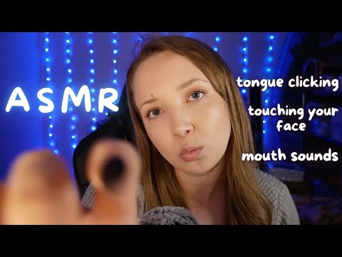 ASMR| INTENSE Tongue Clicking & Hand Movements (rambly whisper throughout)