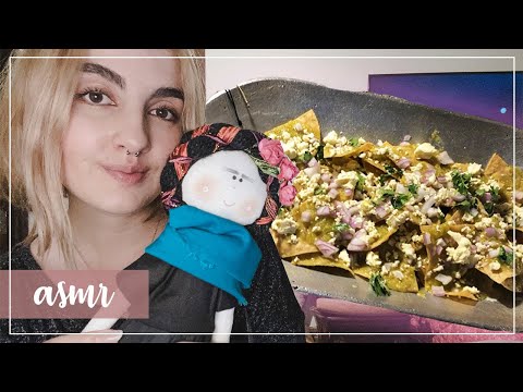 ASMR en español - 🇲🇽Preparando CHILAQUILES VERDES 🇲🇽 (Deliciosoos) - Cocinando con Ale ASMR :)