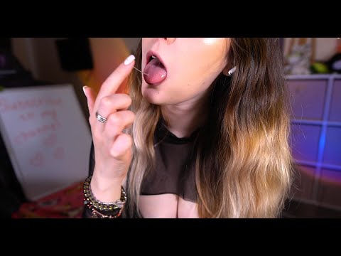 ASMR SPIT PAINTING ON YOUR FACE💦❤️Mouth SOUNDS
