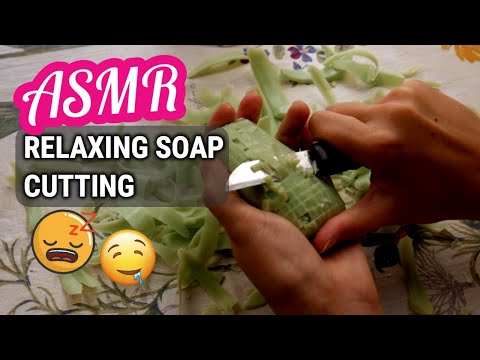 ASMR Satisfying Soap Cutting - No Talking