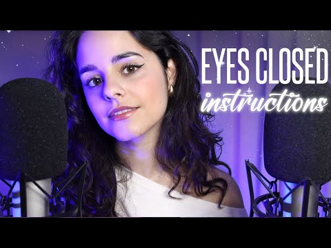 ASMR Follow my Instructions to SLEEP ✨EYES CLOSED✨ Ear to Ear Simple Tests