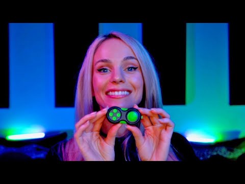 PART TWO: ASMR Unboxing Fidget Toys & Sensory Items | Triggers & Close Inaudible Whispers | Sleep