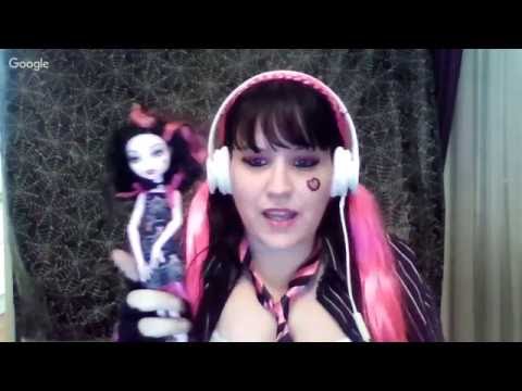 Asmr LiveStream Draculaura from Monster High does your Hair & Make Up R.P. - 8th Oct 22:00pm GMT