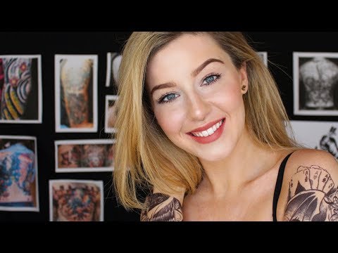 ASMR Tattoo Shop Consultation Sketching Roleplay