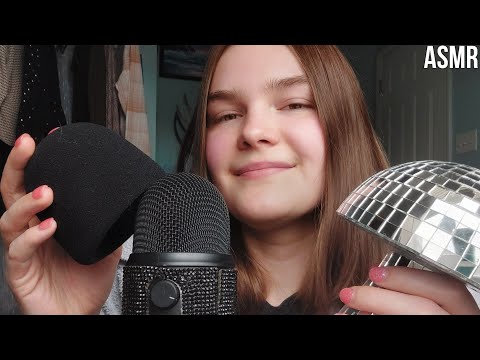 Fast and Relaxing tapping, mic scratching, hand + mouth sounds ASMR