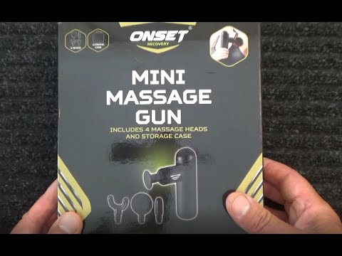 ASMR - Massage Gun Unboxing - Australian Accent - Chewing Gum & Describing in a Quiet Whisper
