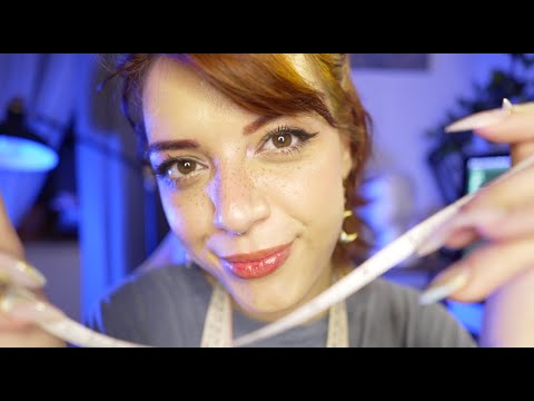 ASMR | Detailed Face Measuring 📏 (+ Tests & Experimenting + Typing)