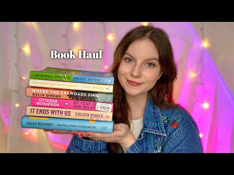 ASMR Tingly Book Haul 📚✨ (Close Whispers & Book Tapping)