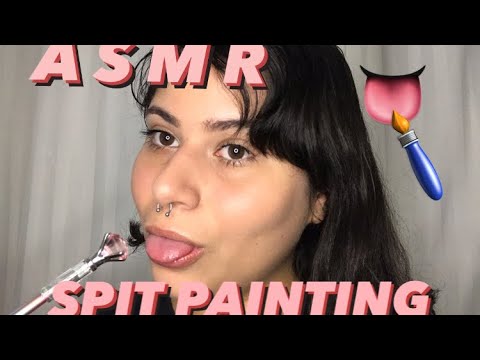 ASMR | SPIT PAINTING YOUR FACE 💦 | Atenção Pessoal 👅🖌