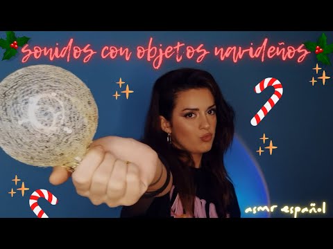 ASMR con objetos navideños | ASMR Español