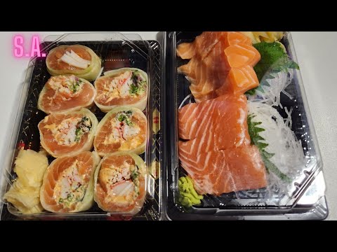 Asmr | It's sushi time! All salmon