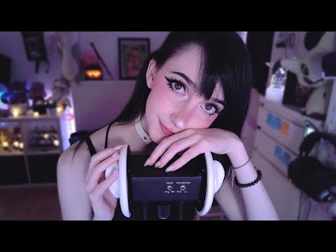 ASMR ☾ where does it tingle? 👀☁️ randomly paced and placed 3Dio tapping & scratching
