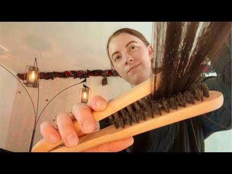 ASMR Doing Your Hair For The Fall Formal Pt 1/3