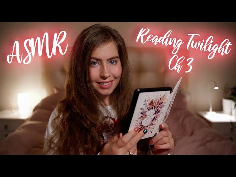 [ASMR] Close Up Ear To Ear 📘 Reading Twilight Chapter 3📘