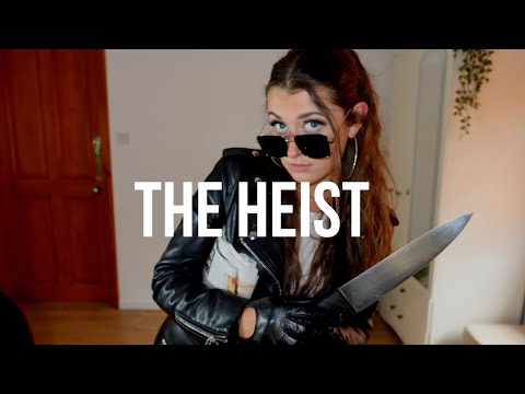 The Heist | interrogation with knife | leather gloves and newspaper sounds ASMR