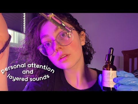 ASMR EXTREMELY relaxing spa roleplay with hair play, massage, and skincare (personal attention)