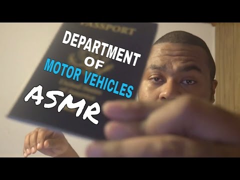 [ASMR] DMV "Department Of Motor Vehicles" Roleplay DRIVERS LICENSE & DRIVERS TEST with Typing Sounds