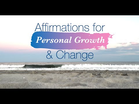 Affirmations for Growth & Change | Soft Spoken | Ocean Sounds | Screen Fades to Black