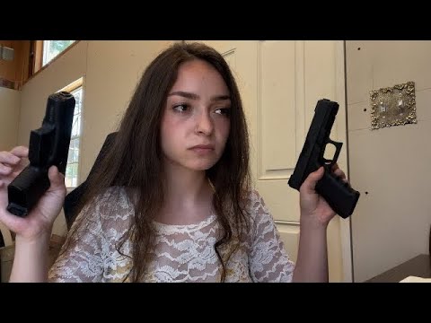 ASMR Annoyed Girlfriend Puts You To Sleep With Her Glock 26 & 17