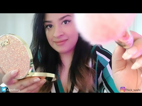 ASMR Make Up On You & Chewing Gum