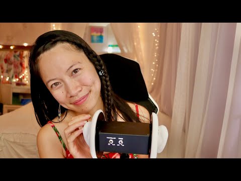 🔴 ASMR LIVE 3Dio Scratching, Ear Massage and Pearls