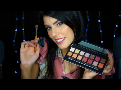 ASMR 💄 IO MI TRUCCO, TU TI ADDORMENTI • GRWM romantico e delicato (Whispering)