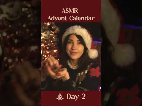 ASMR Advent Calendar - Day 2 🎄 #asmr #shorts