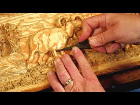 (3D binaural sound) Asmr sounds of wood & scratching & wood carving & relaxation